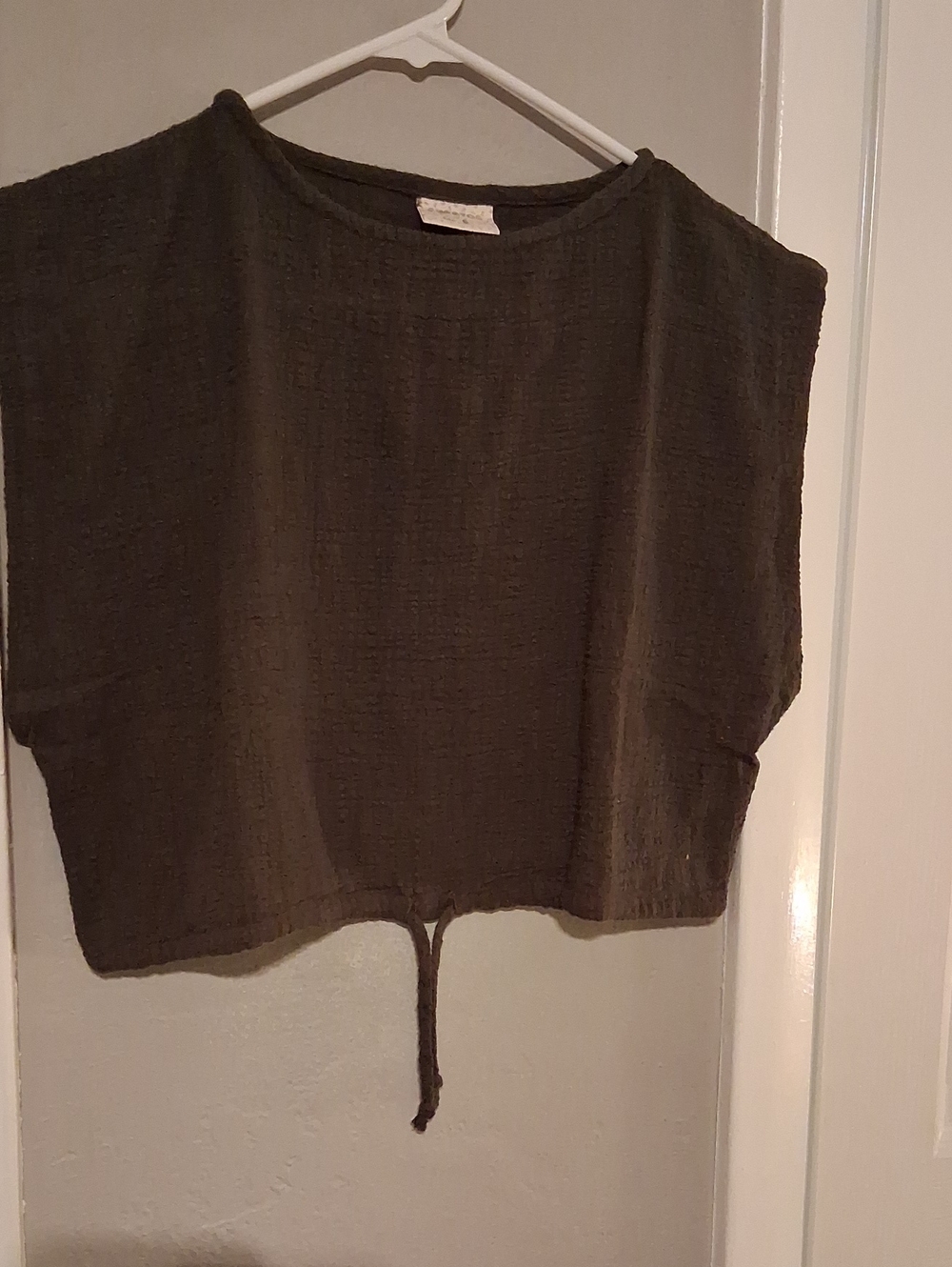 NWOT Curator SF Oopsie Cotton Top S Mud ( Brown/green Earth Tone) - Picture 3 of 5